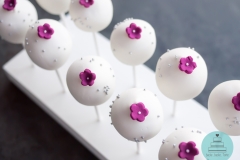 CakePops . Geburtstag . lila . Blume