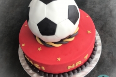 Geburtstagstorte . Fußballtorte . Motivtorte .