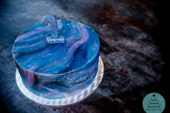 Geburtstagstorte . Galaxy . Motivtorte